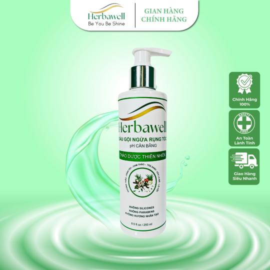 HERBAWELL DẦU GỘI NGỪA RỤNG TÓC pH CÂN BẰNG
